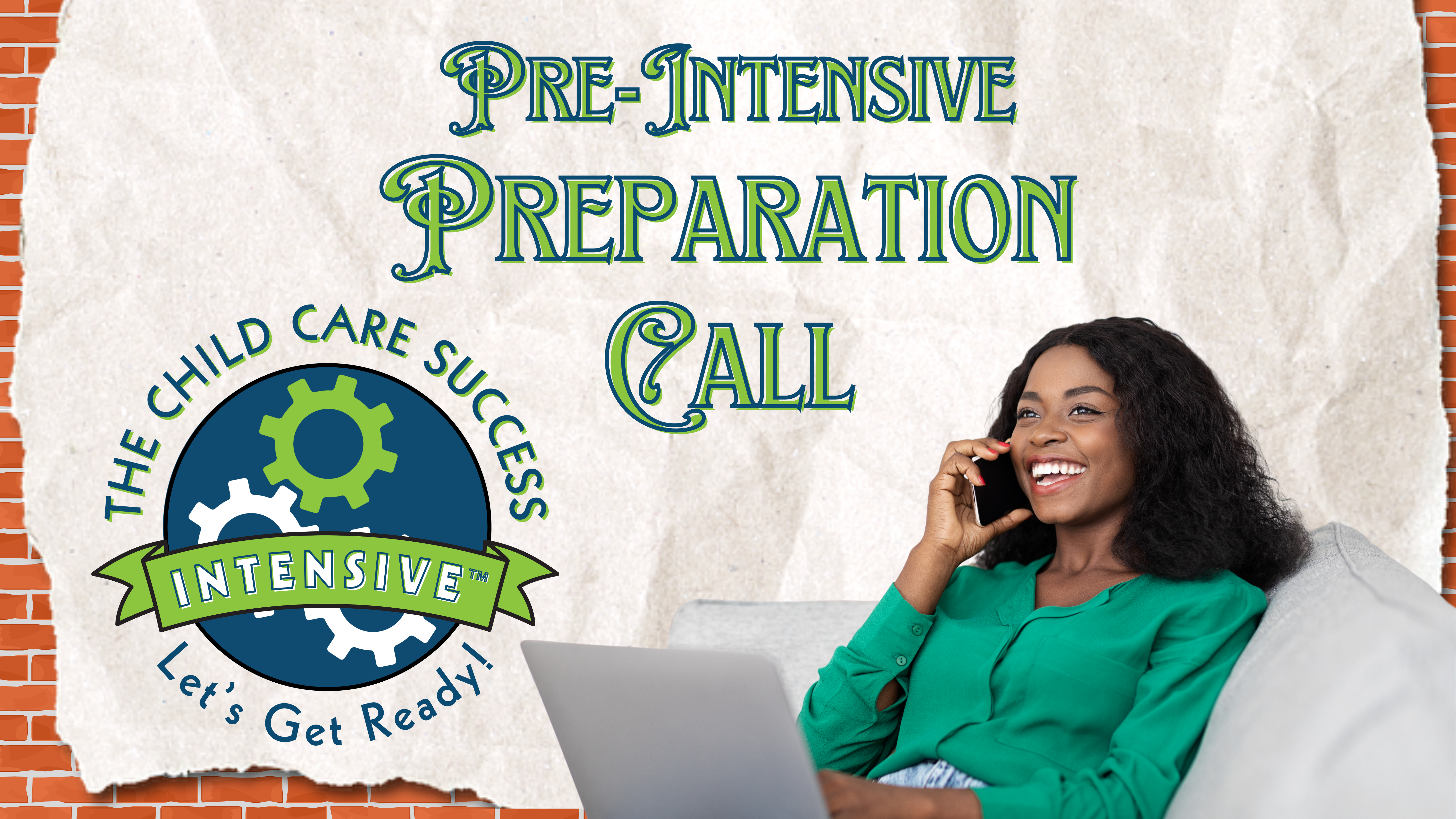 Pre-Intensive Preparation Call with woman on phone